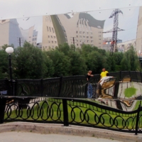 В отражении