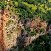 Каньон реки Тара в Черногории.