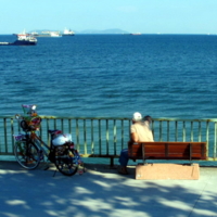 старик , море и велосипед