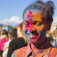 Разноцветная улыбка