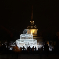 Новогодний фонтан