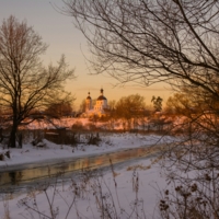 Зимний закат в Образцово