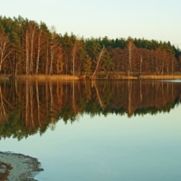 Осеннее солнце быстро садится