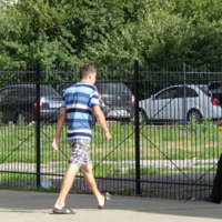 Контраст на автовокзале