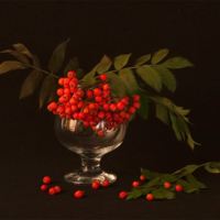 С рябиной...