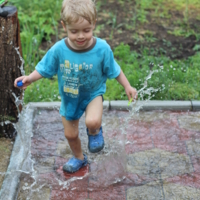 Бегом по луже