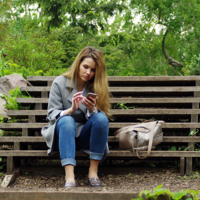 На ступенях