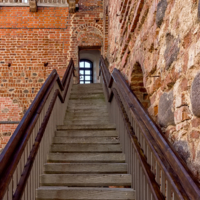 Лестница в Мирском замке