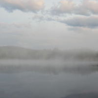 Утро на озере Пизанец. (Карелия)
