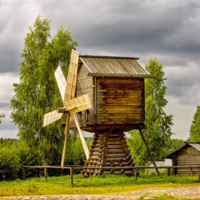 В деревне Мандроги