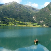 На норвежском озере