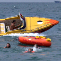 Короче.. прыгнули и поплыли...