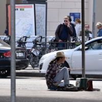 и на обочине ...