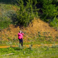 Коллега в поисках цапли...