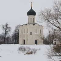 Покрова на Нерли. Зима