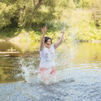 Водные процедуры в конце лета