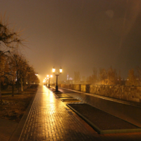 Туманный вечер