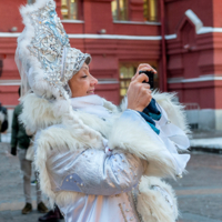 В центре Москвы...