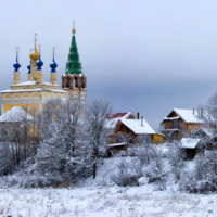 Зима рассыпала снежок