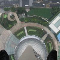  С высоты шанхайской телебашни