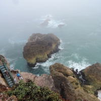 На маяке Farol de Nazare