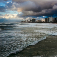 Тучи над городом встали