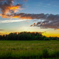 Отблески уходящего Солнца...