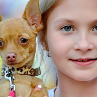 С любимцем...