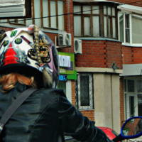 Байкерша-барышня