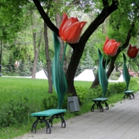 В парке Победы