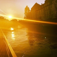 Закат в Страсбурге