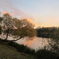 Вечер на Чижовском водохранилище.Минск