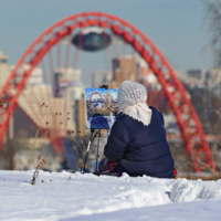 Мороз вдохновению не помеха.