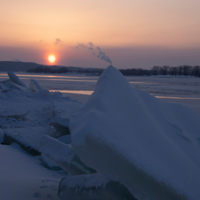 замороженная река