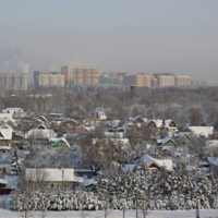 А за городом зима...