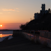 Закат. Утёс. Хабаровск