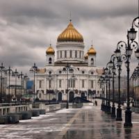 Хмурый Московский день