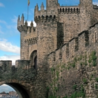 Испания. Замок тамплиеров в г.Понферраде