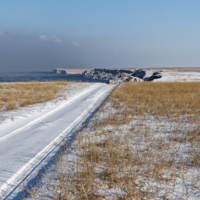 Белая дорога к белым скалам