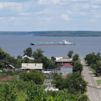 Волжские просторы.