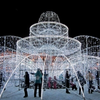 Зимний фонтан в Петербурге