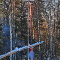 Фейерверк в небо...