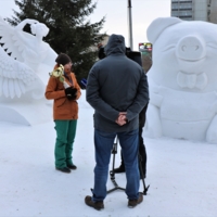 Победа в конкурсе Снежная скульптура