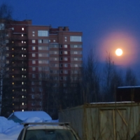Луна в городе
