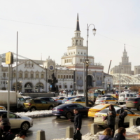 Площадь трёх вокзалов. Москва.