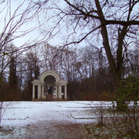 В Павловске. Первый снег