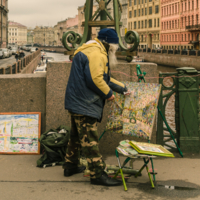 Импрессионист на Зеленом мосту