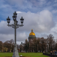 Фонарь середины XIX века, Санкт-Петербург