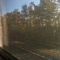 Из окна скорого поезда