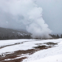 Гейзер зимой